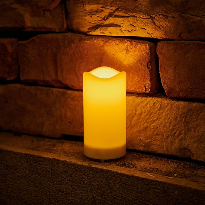 LumaFlick Flammenlose LED Kerzen | Echtwachs | Sichere Dekoration für Zuhause | Stimmungsvolle Beleuchtung