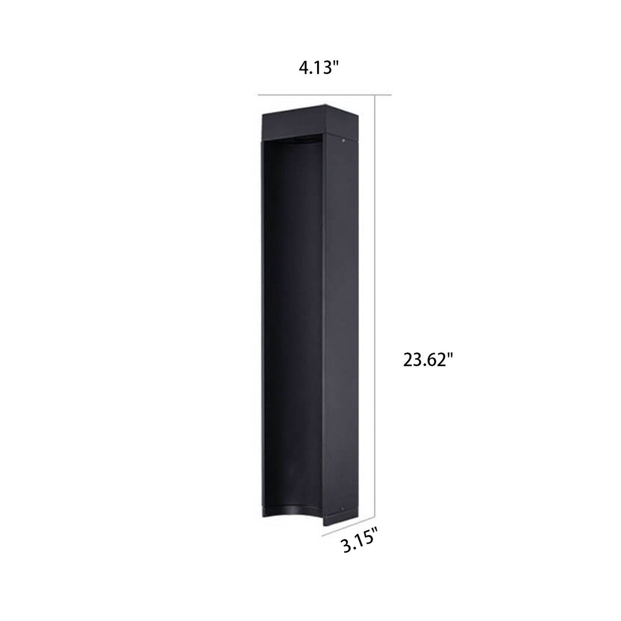 LumiPath Modern Square LED Gartenlampe | Aluminium | Outdoor Wegeleuchte | Energiesparend