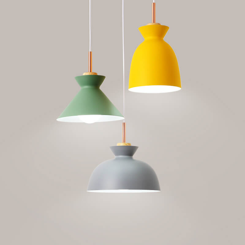 AuroraLite Nordic Pendelleuchte | Metall-Design | 1-Licht | Moderne Farboptionen