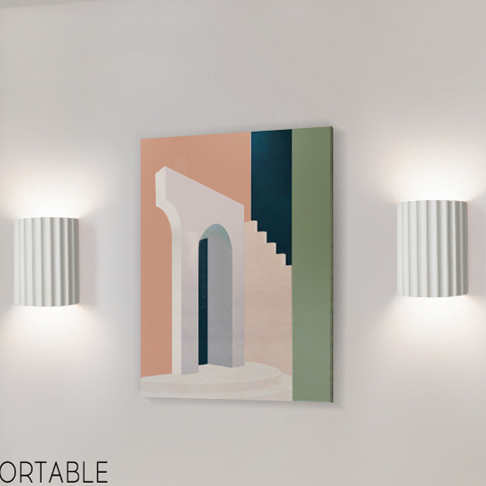 CurveLume Halbkreisförmige LED Wandleuchte | Modernes Design | Energieeffizient | Elegante Wandbeleuchtung