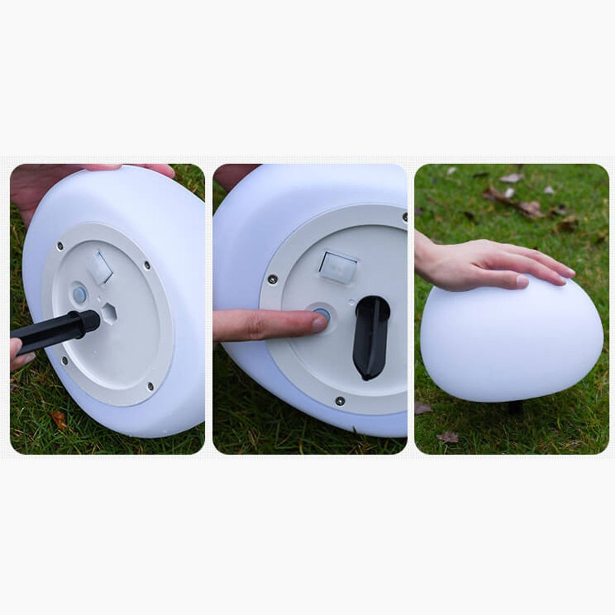 SolarSphere LED Kugelleuchte für Außen | Solar Wasserdicht | Dekorative Beleuchtung für Rasen & Garten | Nachhaltig & Wetterfest