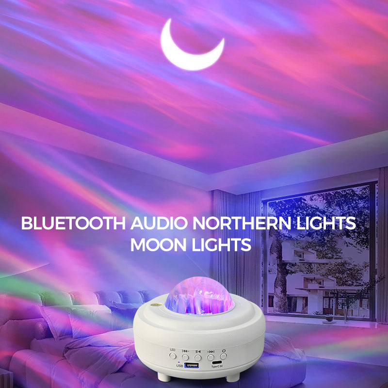 StarSync Bluetooth Audio Sternenlicht Projektor | LED Galaxy Lampe | Atmosphärisches Dekor