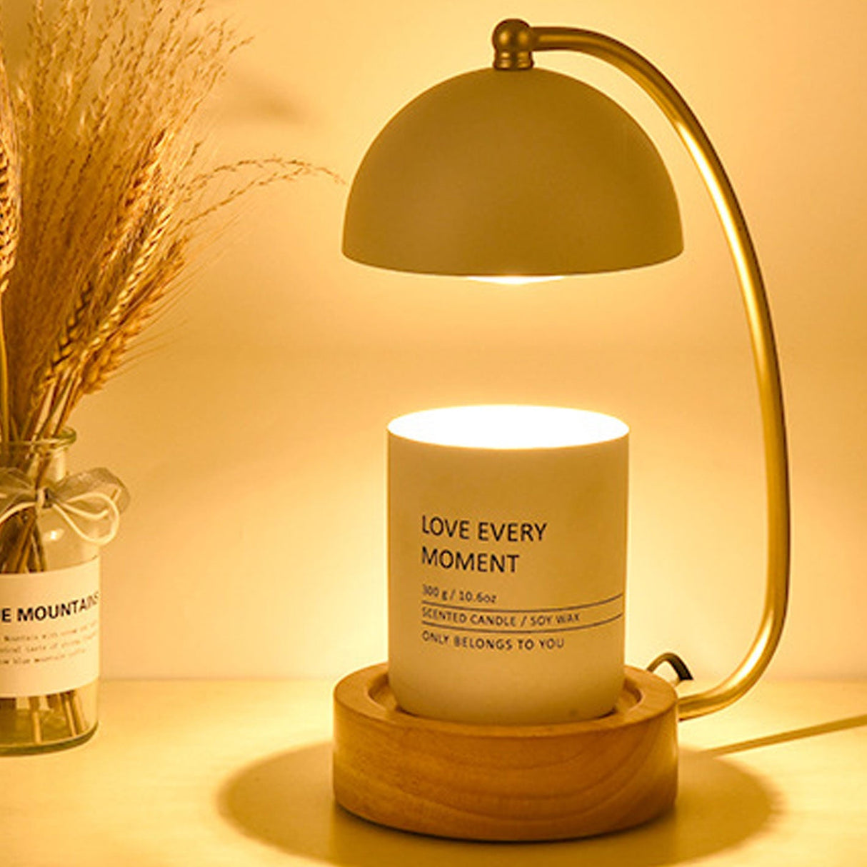 Lumivine Arto LED Tischlampe | Japanisches Design | Dimmbare Wachsoptik | Kreative Beleuchtung