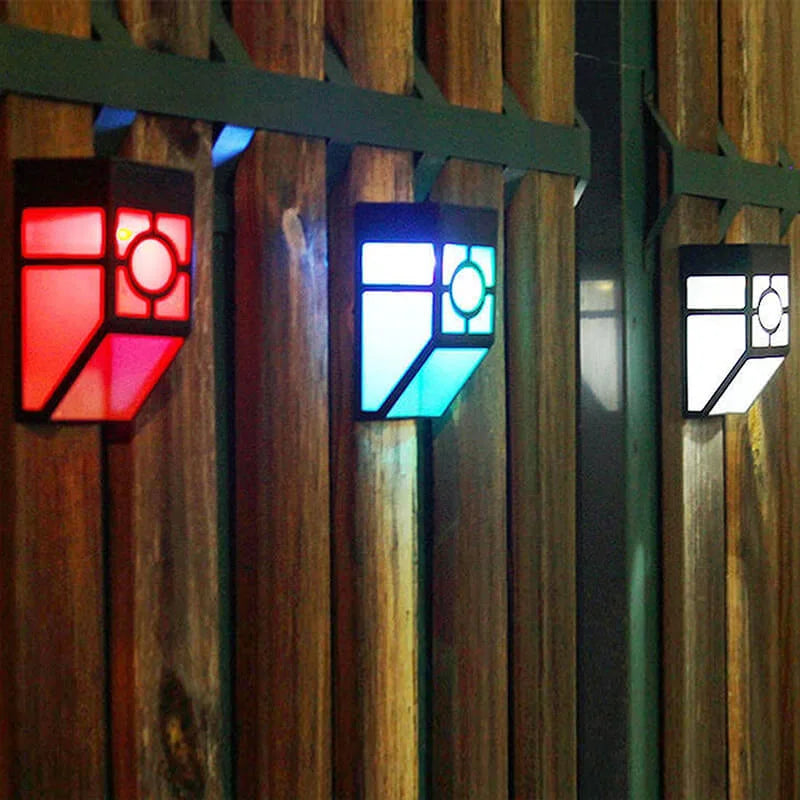 SolarLoom Outdoor LED Wandleuchten | Solarbetrieben | Wetterfest | Perfekt für Garten & Terrasse (2er-Set)