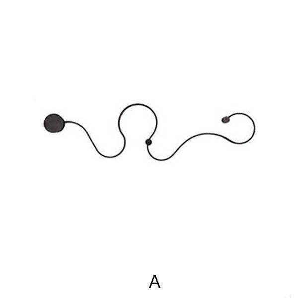 Serpenta Moderne LED Wandlampe | Aluminium | Geschwungenes Design | Dimmbar | Stilvolle Beleuchtung