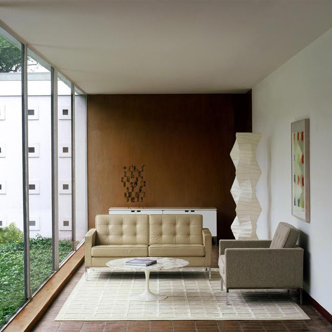 SereniLum Reispapier Stehlampe | Minimalistisches Design | Warmweißes LED-Licht | Nachhaltige Deko für Zuhause