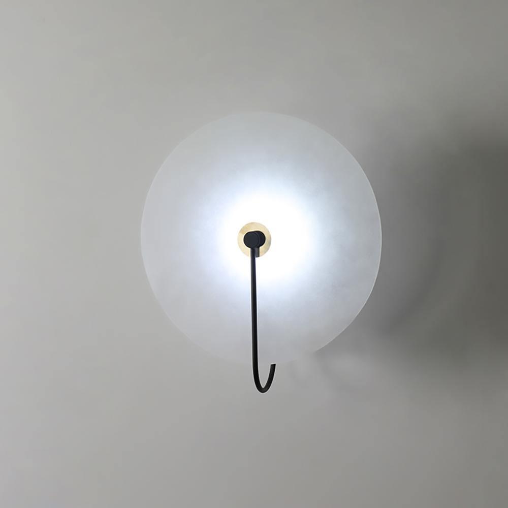 AlbaGlow Elegante Wandbeleuchtung | Minimalistisches Design | LED Wandleuchte | Edle Alabaster-Optik