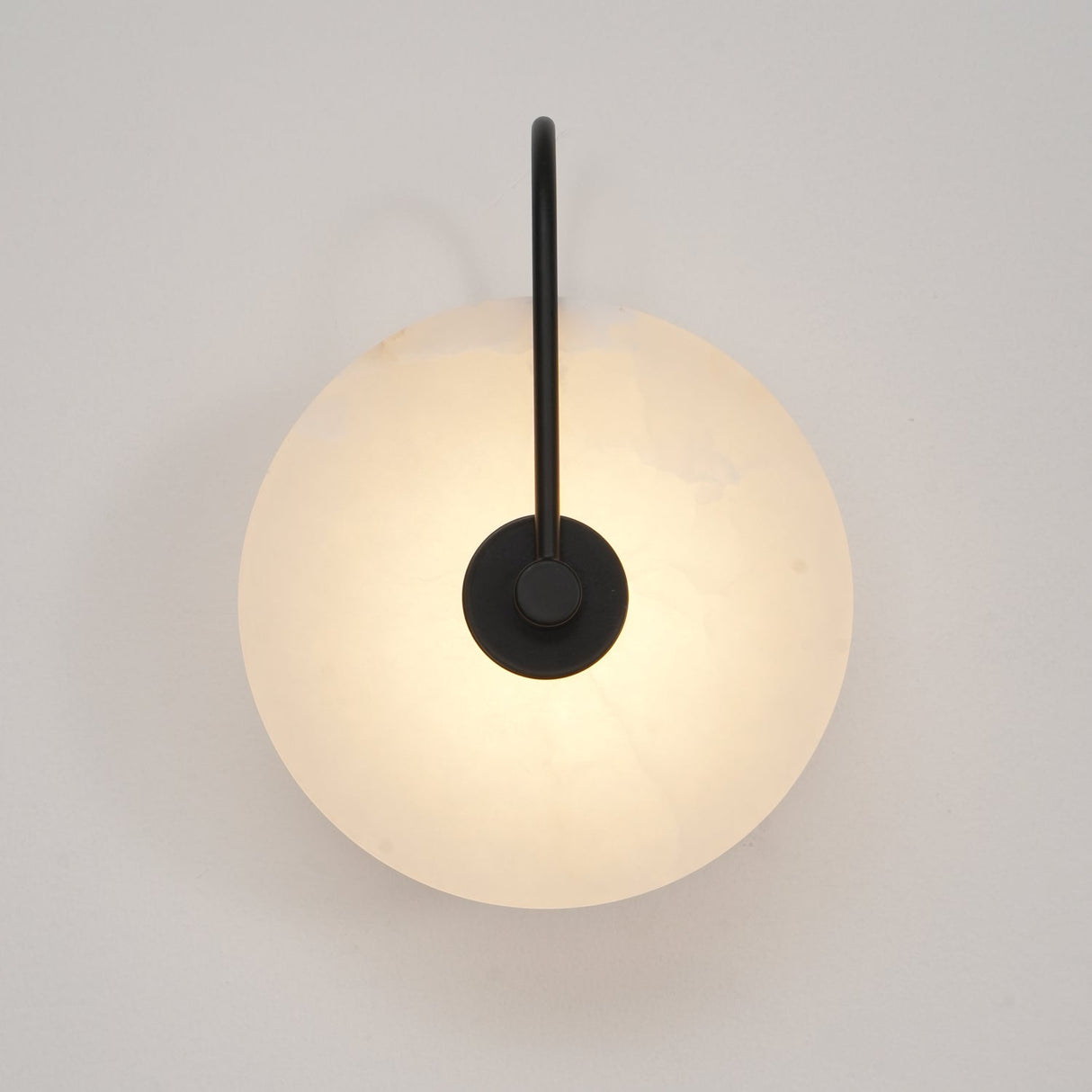 AlbaGlow Elegante Wandbeleuchtung | Minimalistisches Design | LED Wandleuchte | Edle Alabaster-Optik