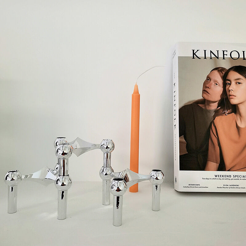 LuxeHold Metall Kerzenhalter | Modernes Design | Elegante Deko für Wohnzimmer & Esstisch