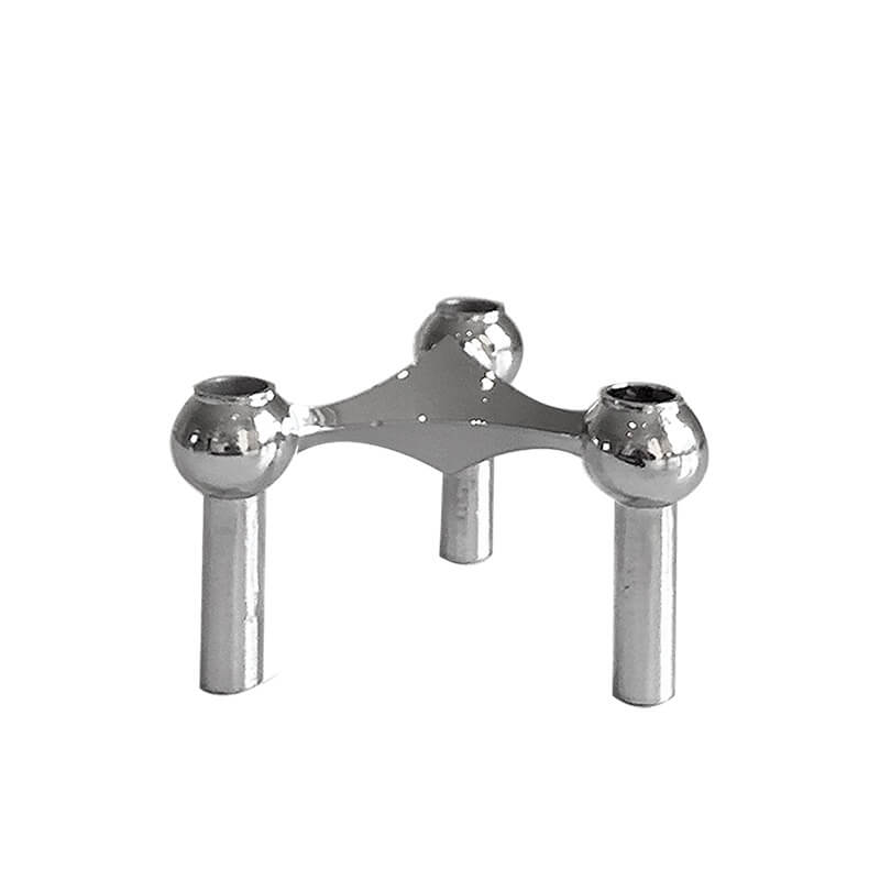 LuxeHold Metall Kerzenhalter | Modernes Design | Elegante Deko für Wohnzimmer & Esstisch