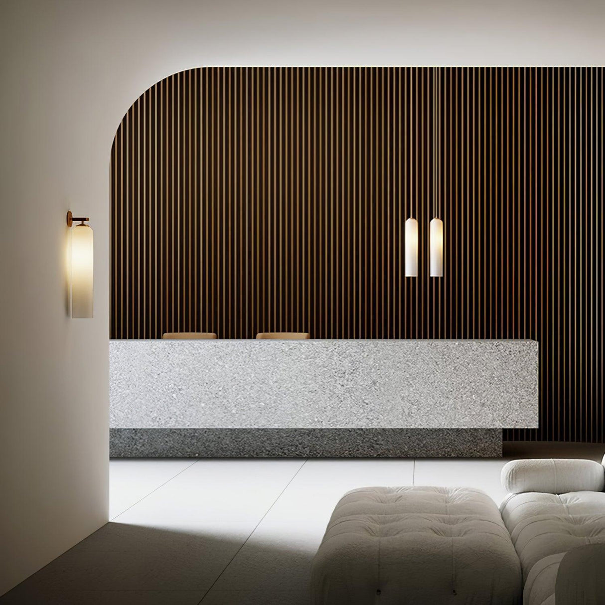 Glaceo Lux Wandlicht | Kunstglas-Wandleuchte | Modernes Design | LED-Beleuchtung für Zuhause