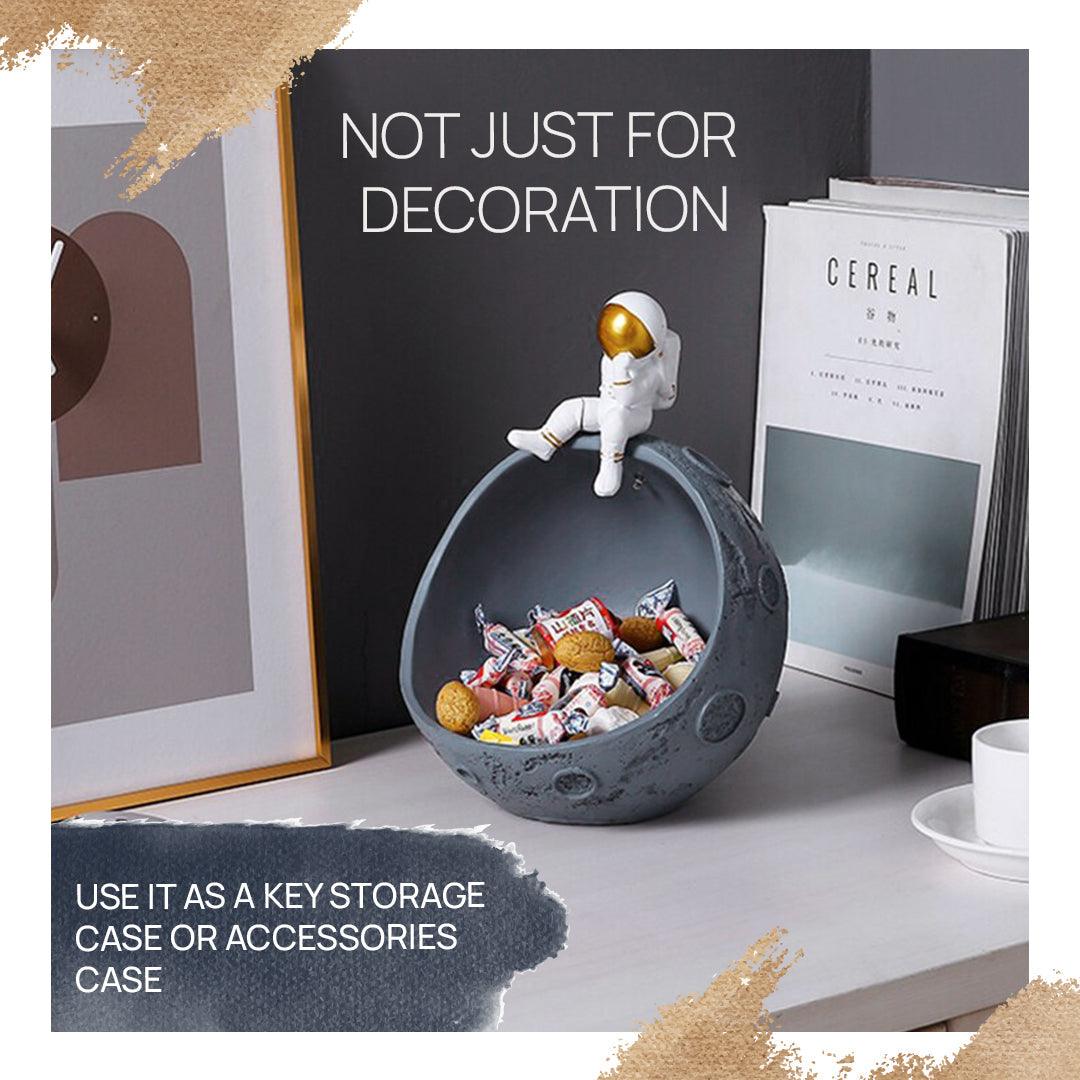 AstroCandy Astronauten-Snackschale | Deko & Aufbewahrung | Stilvolle Süßigkeiten-Schale