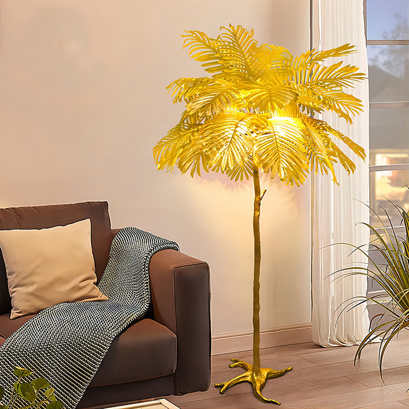 TreeVibe Stehlampe | Nordic Design | Stoff & Resin | 3-5 Lichter | Modern & Stilvoll für Wohnzimmer