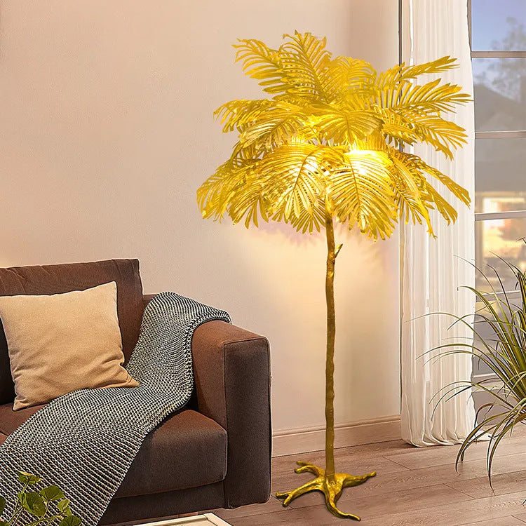 TreeVibe Stehlampe | Nordic Design | Stoff & Resin | 3-5 Lichter | Modern & Stilvoll für Wohnzimmer