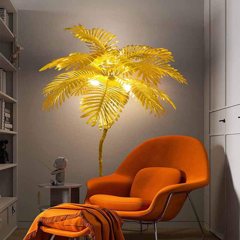 TreeVibe Stehlampe | Nordic Design | Stoff & Resin | 3-5 Lichter | Modern & Stilvoll für Wohnzimmer