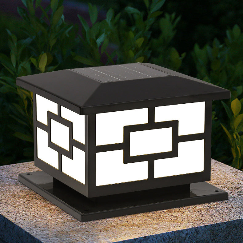SolarCube LED Gartenleuchte | Wasserdicht & Solarbetrieben | Modernes Würfeldesign | Für Außenbereiche & Terrassen