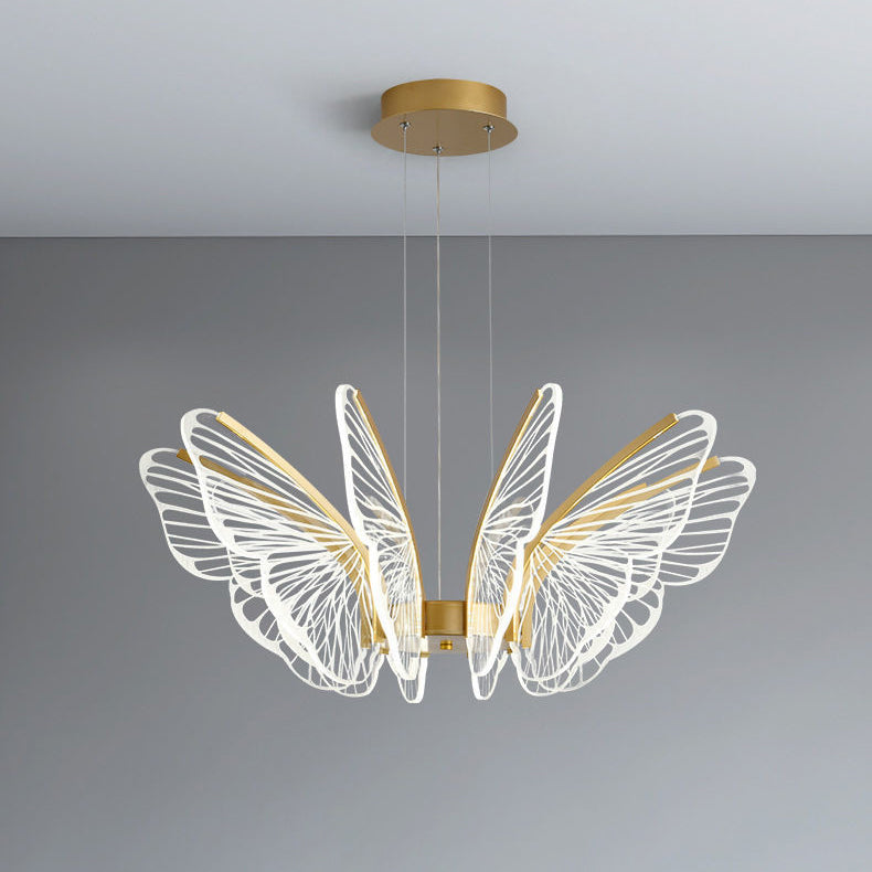 LumaPapillon Pendelleuchte | Schmetterlingsdesign | LED Dimmbar | Aluminium & Acryl | Modern für Wohnzimmer