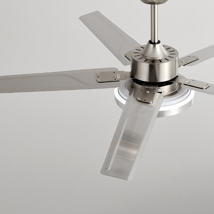 BreezeCraft Deckenventilator mit Licht | Industrielles Design | LED-Beleuchtung | 106–132 cm | Dimmbar & Fernbedienung