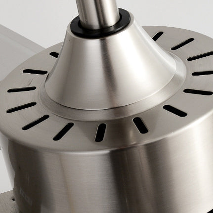 BreezeCraft Deckenventilator mit Licht | Industrielles Design | LED-Beleuchtung | 106–132 cm | Dimmbar & Fernbedienung