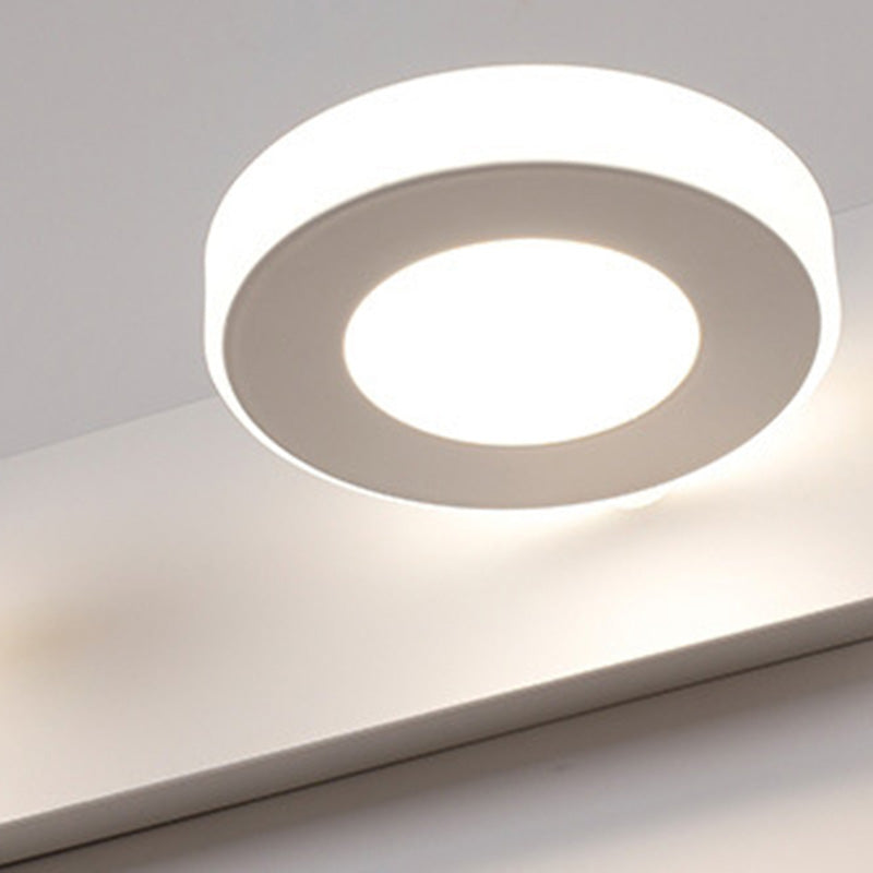 BrightVanity LED Wandleuchte | Rechteckiges & Rundes Design | Eisen & Acryl | Badbeleuchtung | Modern & Minimalistisch