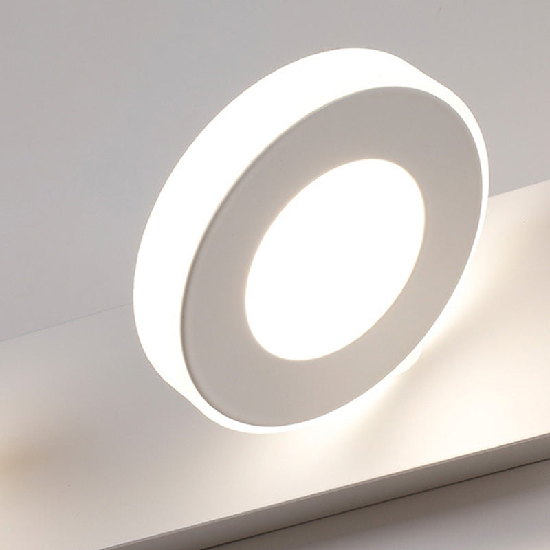 BrightVanity LED Wandleuchte | Rechteckiges & Rundes Design | Eisen & Acryl | Badbeleuchtung | Modern & Minimalistisch