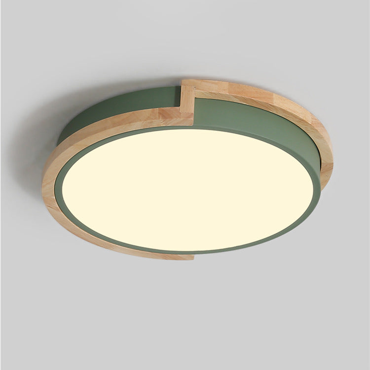 LumenCraft Nordic LED Deckenleuchte | Holzrahmen | Acrylschirm | Stimmungslicht | Für Schlafzimmer und Wohnzimmer