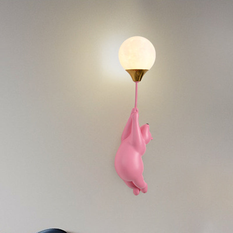 BrightBear Kinder Wandleuchte | Skandinavisches Design | Harz & PVC | 1 Licht | Perfekt fürs Kinderzimmer