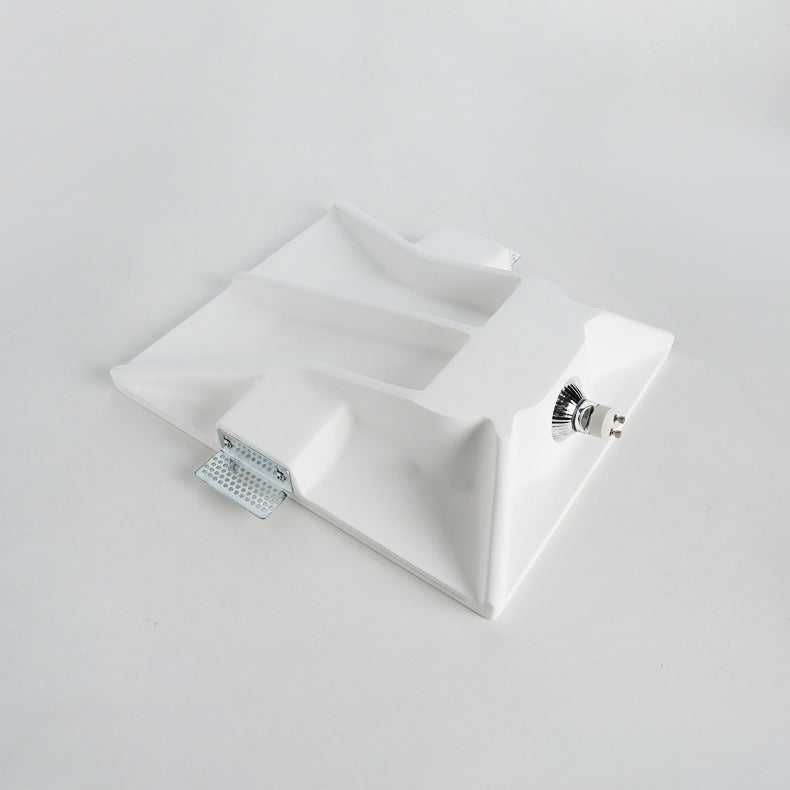 Plastrova Wandlampe | Minimalistisches Design | Eingebaute Gipsleuchte | Runde Wandleuchte