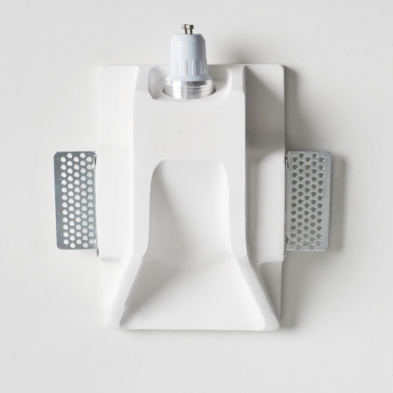 Plastrova Wandlampe | Minimalistisches Design | Eingebaute Gipsleuchte | Runde Wandleuchte