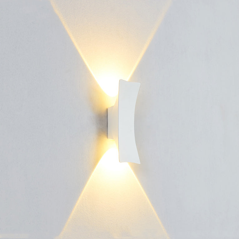 ArcBright LED Wandleuchte | Aluminium | Up & Down Beleuchtung | Wasserdicht | Modernes Design für Außenbereiche