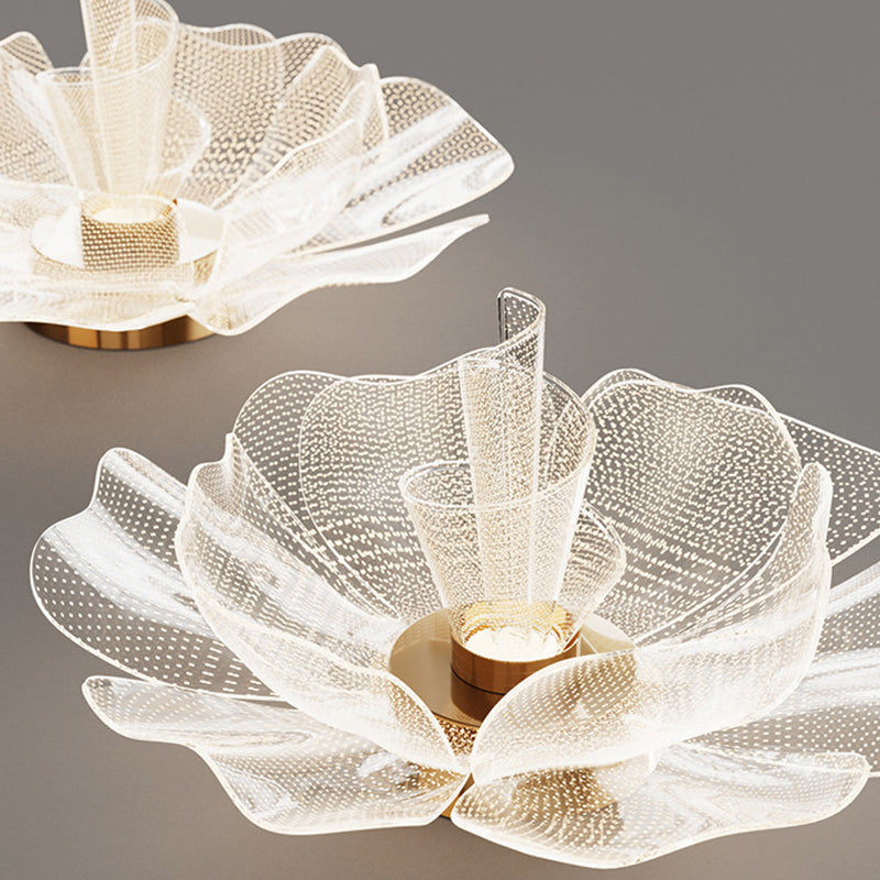 Petalux Blüten-Design LED-Deckenleuchte | Modern & Luxuriös | Dimmbar | Schlafzimmerbeleuchtung