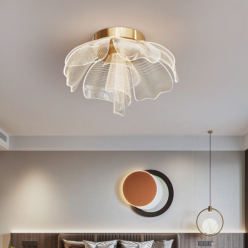 Petalux Blüten-Design LED-Deckenleuchte | Modern & Luxuriös | Dimmbar | Schlafzimmerbeleuchtung