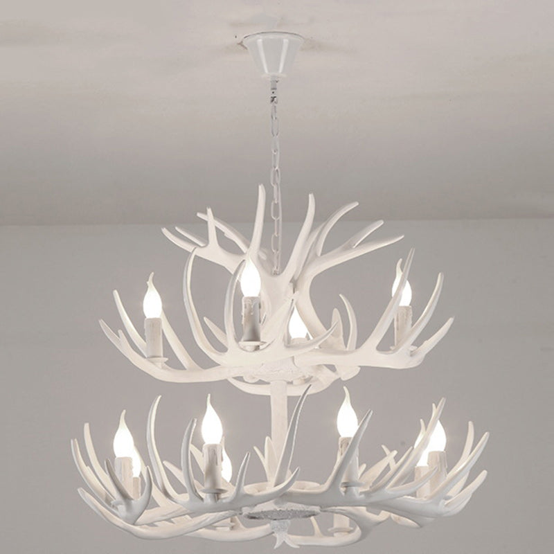 LuxeHorn LED Kronleuchter | Geweihform Design | Elegantes Art Deco Licht für Esszimmer