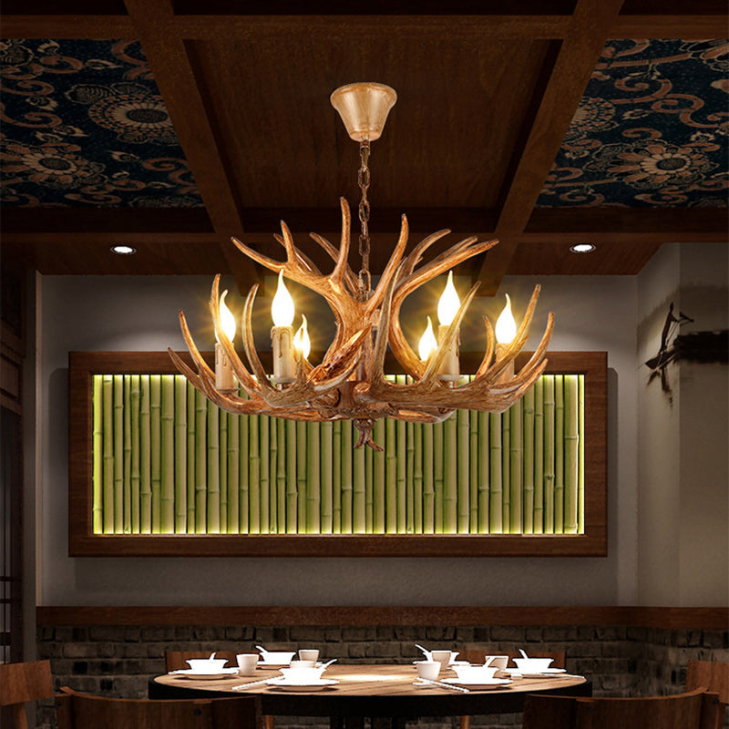 LuxeHorn LED Kronleuchter | Geweihform Design | Elegantes Art Deco Licht für Esszimmer