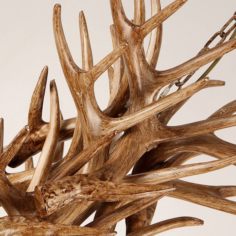 LuxeHorn LED Kronleuchter | Geweihform Design | Elegantes Art Deco Licht für Esszimmer