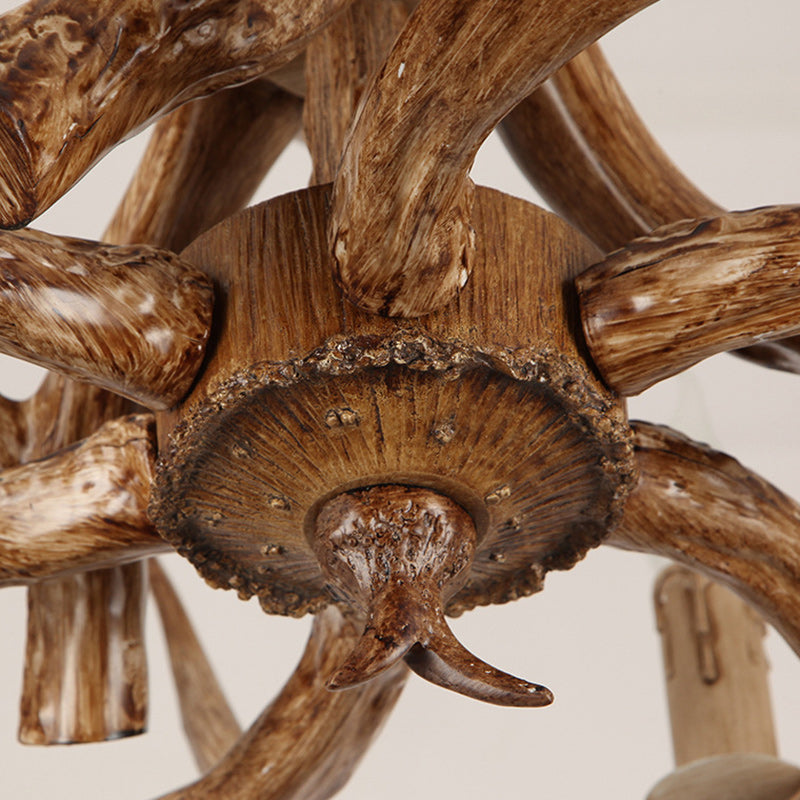 LuxeHorn LED Kronleuchter | Geweihform Design | Elegantes Art Deco Licht für Esszimmer