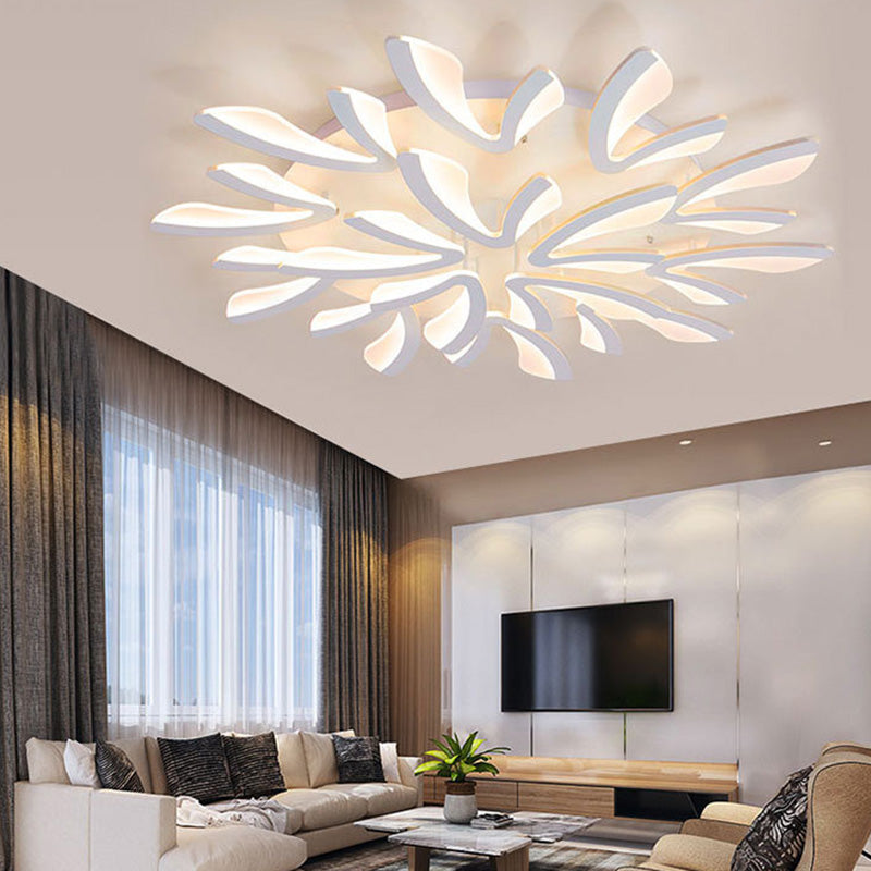 DandiLux LED Deckenleuchte | Skandinavisches Design | Löwenzahn-Dome | Dimmbares Licht | Perfekt für Schlafzimmer