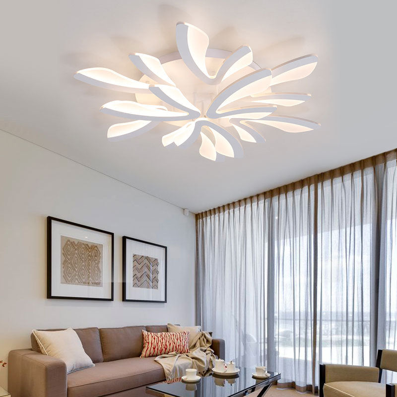 DandiLux LED Deckenleuchte | Skandinavisches Design | Löwenzahn-Dome | Dimmbares Licht | Perfekt für Schlafzimmer