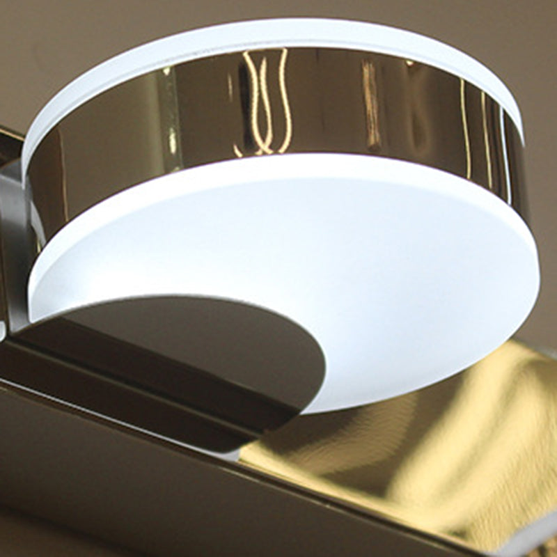 LumaLine LED Wandleuchte | Minimalistisches Rund-Design | Eisen & Acryl | 2-3 Lichter | Perfekt für Badezimmer