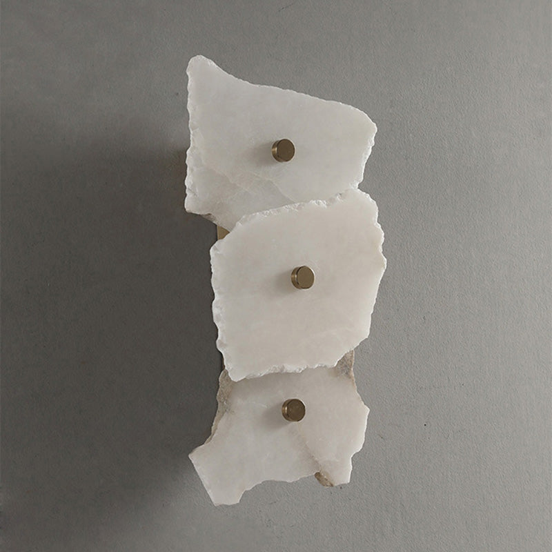 Marbelux LED Wandleuchte | Kreatives Design mit Marmor & Metall | Moderne Wandlampe für Wohnzimmer