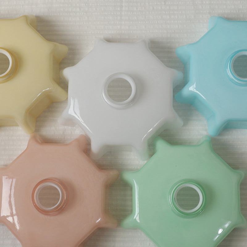 EleganteLicht Französisches Design LED Deckenleuchte | Halb-flush Runde Form | Stilvolle Beleuchtung für Flur