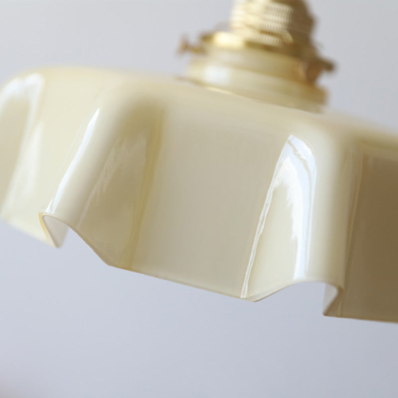 EleganteLicht Französisches Design LED Deckenleuchte | Halb-flush Runde Form | Stilvolle Beleuchtung für Flur