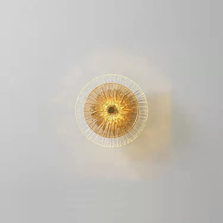 LotuShine Mid-Century Design LED Wandlampe | Eisen-Glas Wandleuchte | Lotusblatt Optik | Wohnzimmer-Beleuchtung