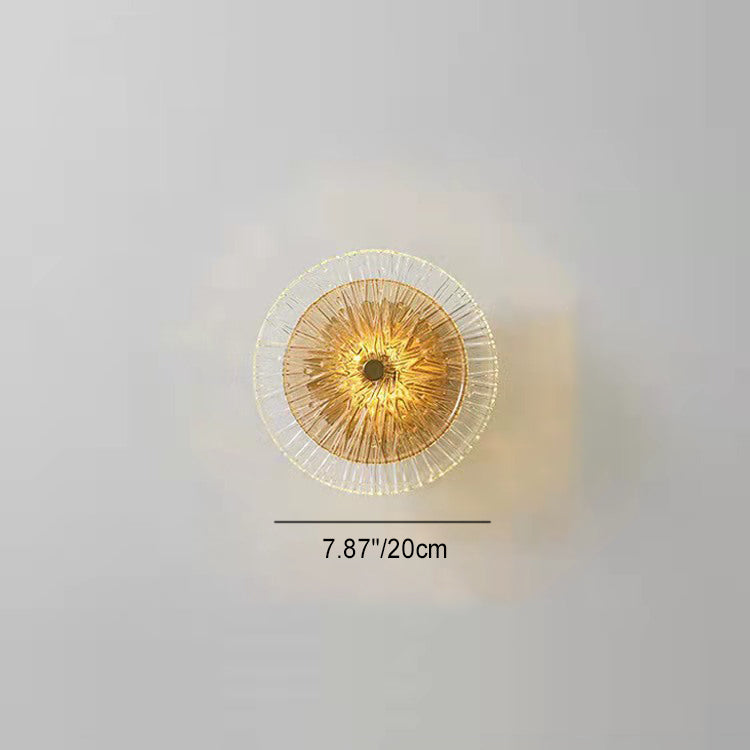 LotuShine Mid-Century Design LED Wandlampe | Eisen-Glas Wandleuchte | Lotusblatt Optik | Wohnzimmer-Beleuchtung