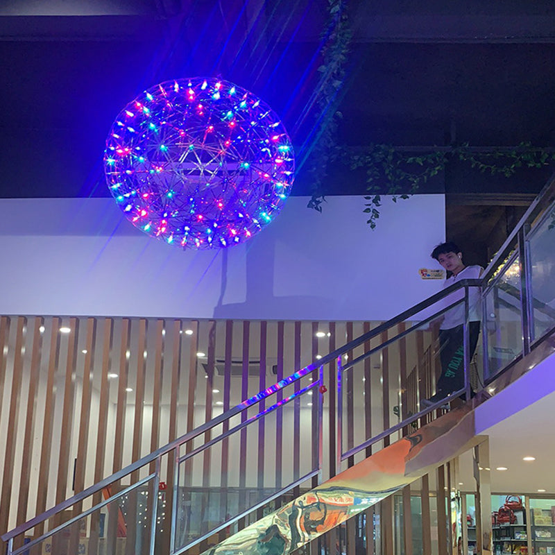StarGlim Nordic Design LED Hängeleuchte | Dandelion Edelstahl Pendelleuchte | Esszimmer-Licht