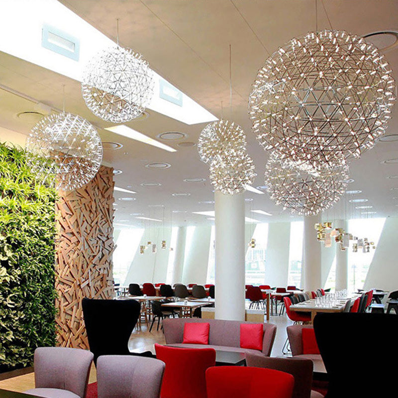 StarGlim Nordic Design LED Hängeleuchte | Dandelion Edelstahl Pendelleuchte | Esszimmer-Licht