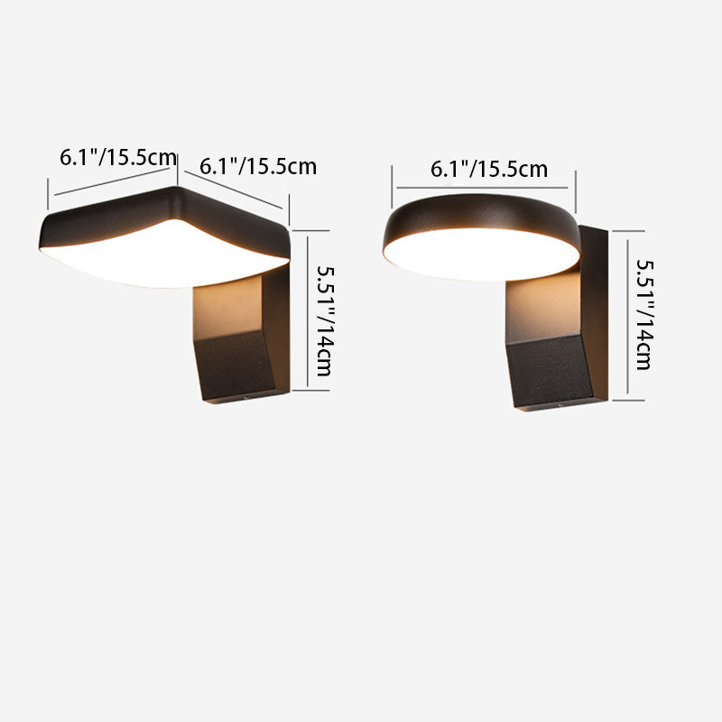 LumaWave LED Wandleuchte | Wasserdicht | Minimalistisches Design | Bewegungsmelder | Für Außenbereich