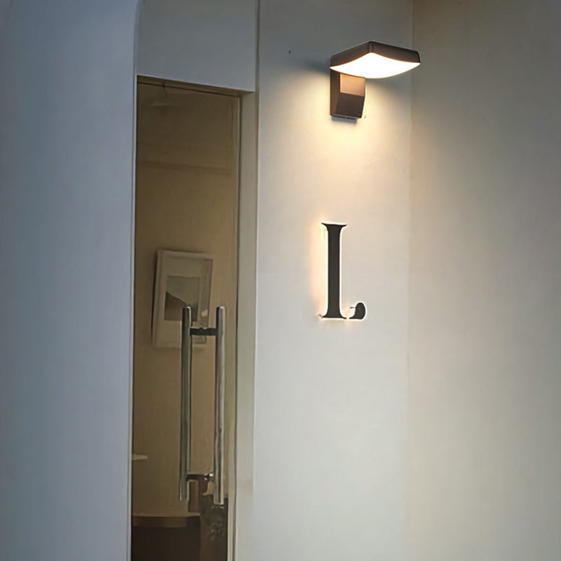 LumaWave LED Wandleuchte | Wasserdicht | Minimalistisches Design | Bewegungsmelder | Für Außenbereich