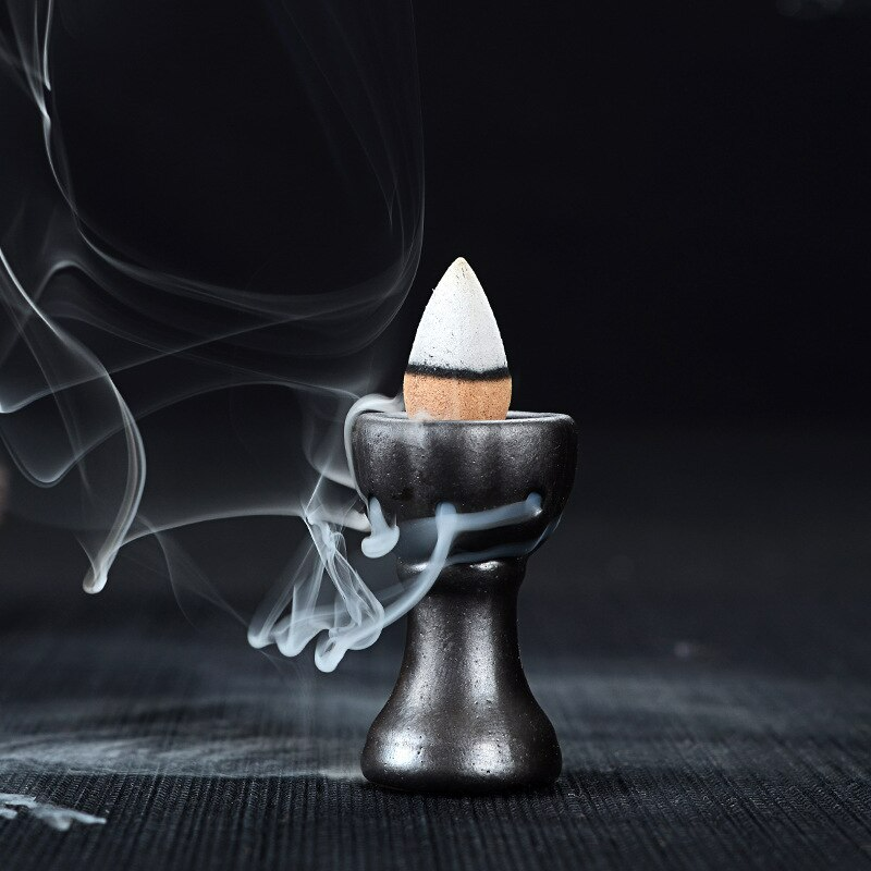 AromaFlow Räucherkerzen mit Rückfluss | Beruhigende Düfte | Sandelholz & Agarholz | Entspannung & Wellness