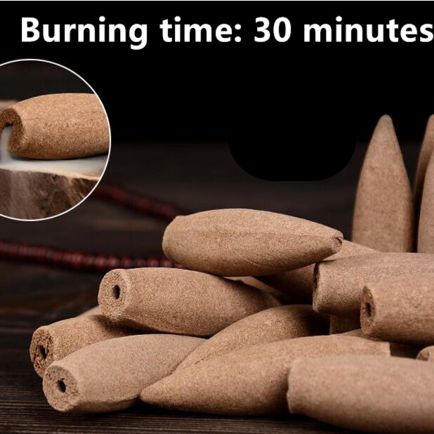 AromaFlow Räucherkerzen mit Rückfluss | Beruhigende Düfte | Sandelholz & Agarholz | Entspannung & Wellness